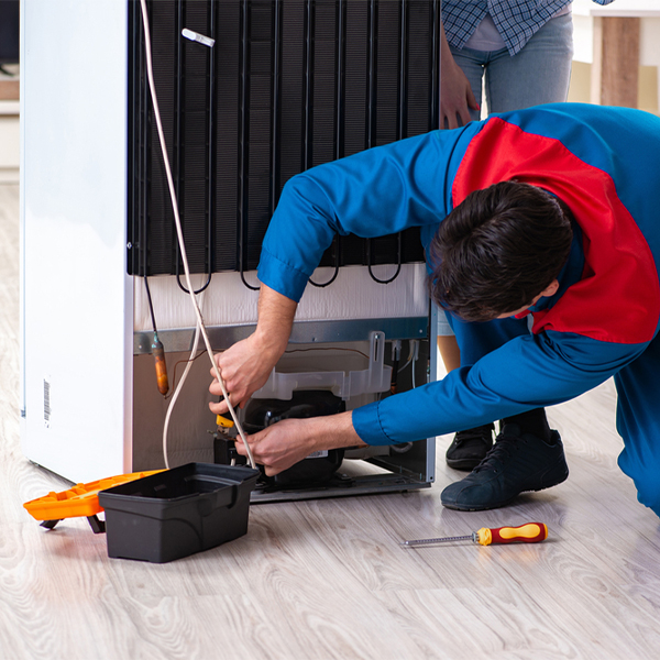 how long does it usually take to repair a refrigerator in Kanauga